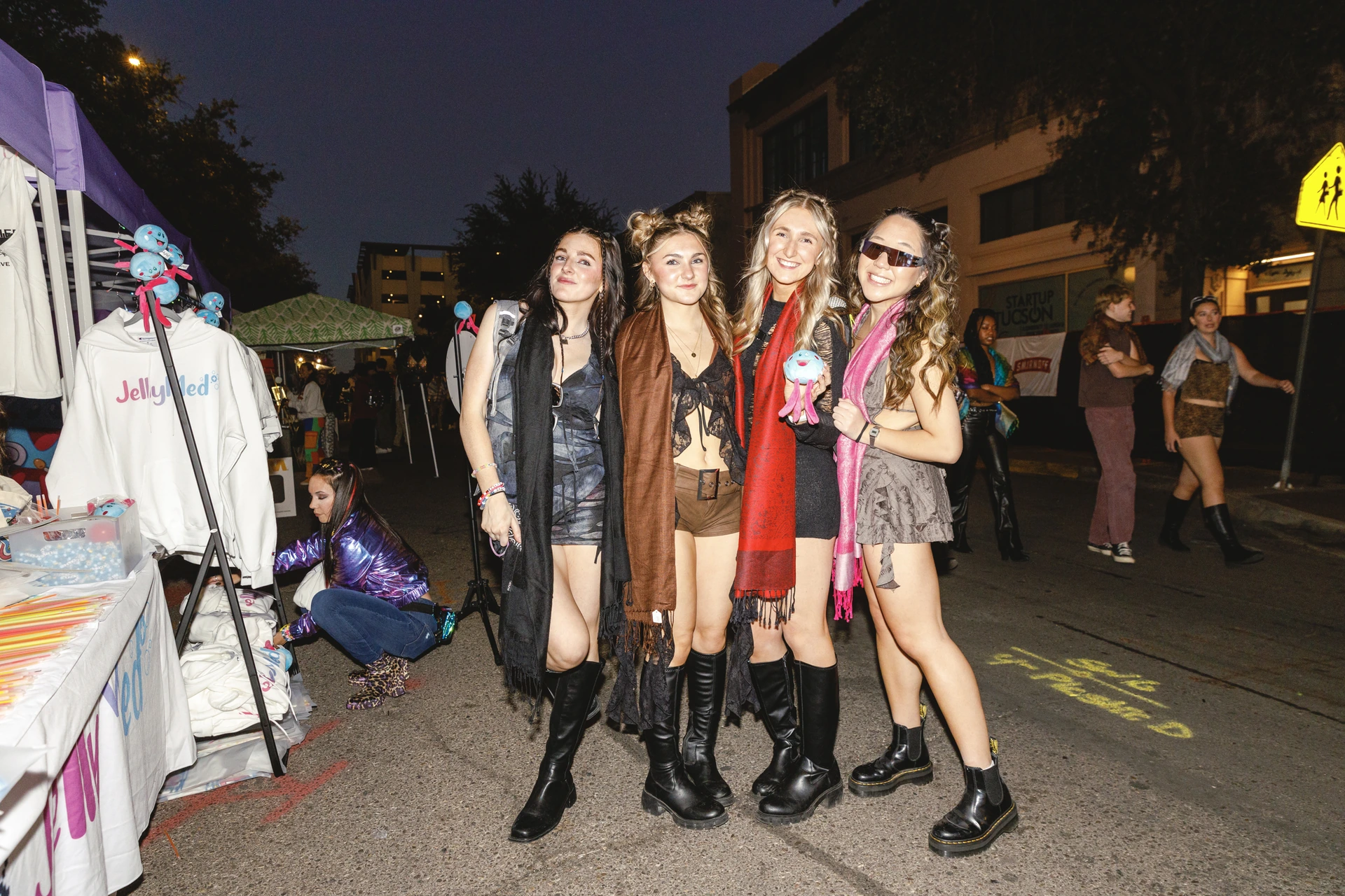 Dr. Laura and festival guests posing together at DUSK
